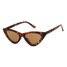 Load image into Gallery viewer, Cute Sexy Retro Cat Eye Sunglasses Women Small Black White Triangle Vintage  Ladies Sun Glasses Red Female UV400