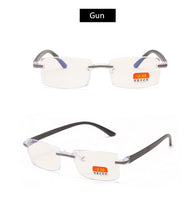 Load image into Gallery viewer, Anti-blue light Finished Myopia Glasses Rimless Eyeglasses Students Short Sighted Eyewear -1.0 -1.5 -2 -2.5 -3 -3.5 -4