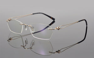 Rimless glasses frame women eyeglasses myopia spectacle frames goggle Brand computer prescription eye glasses frames for women