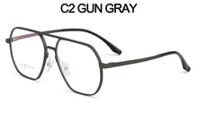 Load image into Gallery viewer, Gmei Optical Pilot Retro Aluminum Magnesium Men Glasses Frame With Spring Hinges Brand Designer Square Spectacles Frames GF9003