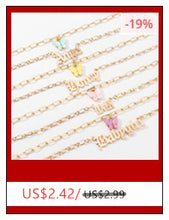 Load image into Gallery viewer, Popular Dried Flower Necklaces Korean Womens Long Gold Beads Chain Colorful Round Pendant  Jewelry For Girls