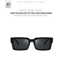 Load image into Gallery viewer, Sunglasses Women Rectangle Frame Transparent Brand Designer Retro Sun Glasses Unisex Square Brown UV400 AE0664