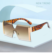 Load image into Gallery viewer, 2022 Oversized Square Rimless Sunglasses Women Brand Designer Flat Siamese Sun Glasses Female Eyewear Travel Gafa de sol