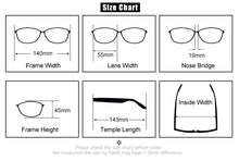 Carica l'immagine nel visualizzatore di Gallery, Ralferty Vintage Eyeglasses Women'S Frame Cat Eye Glasses Female Grade Glasses No Diopter Spectacle Frames For Myopia