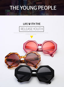 Glasses Woman Fashion Oversized Sexy Ladies Leopard Cat Eye Glasses Frames For Women Eyewear Sunglases