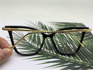 Sexy Red Eyeglasses Frame Women Cat Eye Glasses Clear Lens Sunglasses Frame Fashion Spectacles Oversized Eyewear Metal Legs