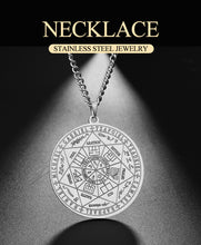 Carica l&#39;immagine nel visualizzatore di Gallery, Dawapara 7 Archangels Sigil Charm Necklaces For Men  Archangels Sigil Necklaces Pentacle Magic Amulet Protection Talisman