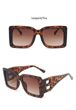 Load image into Gallery viewer, 2022 Brand Square Sunglasses Woman Oversized Black Style Shades For Women Big Frame Fashion Sunglasses Female UV400 Glasses