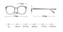 Load image into Gallery viewer, 0 -50 -100 -150 To -600 Square Nearsighted Glasses Finished Full Frame Short-sight Eyewear Prescription Spectacles Black Frame