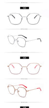 Load image into Gallery viewer, 2022 Fashion Vintage Retro Metal Frame Clear Lens Glasses Frame Polygon Women Eyewear Oversized Square Female Eyeglasses