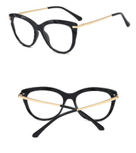 Carica l&#39;immagine nel visualizzatore di Gallery, Oulylan Sexy Eyeglasses Frame Women Fashion Cat Eye Glasses Frames Transparent  Myopia Frame Female Optical Spectacles