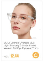 Load image into Gallery viewer, CHIARI Spring Hinges Prescription Lens Medical Optical Eyeglass Woman Frame Stripes Colorful Navy Red Italy Design W-CORRU