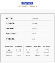 Load image into Gallery viewer, Brand Design Fashion Sunglasses Women Metal Gradient Sun Glasses High Quality Men UV400 Sunglass Shades Eyewear Oculos de sol