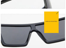 Load image into Gallery viewer, Vintage Square Sunglasses Woman Siamese Oversized Sunglasses Woman/Men Retro Sunglasses Lentes De Sol Mujer
