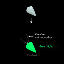 Load image into Gallery viewer, Luminous Glowing Arrow Pendant Necklace Knight Spear Necklace Glow In The Dark Pike Necklace for Women Men Halloween Gift