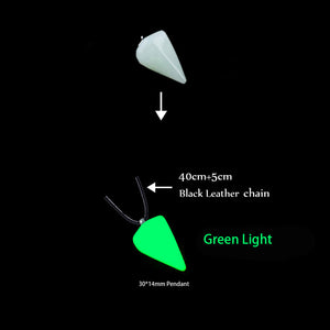 Luminous Glowing Arrow Pendant Necklace Knight Spear Necklace Glow In The Dark Pike Necklace for Women Men Halloween Gift