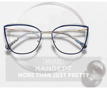 Load image into Gallery viewer, Metal Glasses Frame Women Cat Eye Myopia Computer Eyeglasses Frame  Lady Stylish Eyewear High Quality MS3535