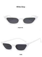 Load image into Gallery viewer, New Cateye Vintage Red Pink Sunglasses Women Brand Designer Retro Points Sun Glasses Female Superstar Lady Cat Eye