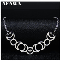 Carica l&#39;immagine nel visualizzatore di Gallery, Viking Stainless Steel Necklace Chain Men/Women Silver Color Necklaces &amp; Pendants Jewelry collar acero inoxidable mujer N3296S02