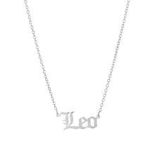 Carica l&#39;immagine nel visualizzatore di Gallery, 2020 New Constellation Zodiac Necklaces Jewelry for Women Antique Style Designed Letter Taurus Aries Necklaces Collier