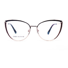 Load image into Gallery viewer, Ann Defee Optical metal Eyeglasses Frame for CAT Women Glasses Prescription Spectacles Full Rim Frame Glasses CH9001