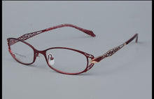 Load image into Gallery viewer, BCLEAR Women Prescription Optical Eyeglasses Frames with Golden Hollow Out Eyeglasses Frame With Flower Female Spectacle Eyewear