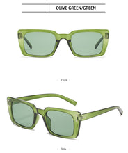 Load image into Gallery viewer, NYWOOH Vintage Rectangle Sunglasses Women Leopard Ladies Sun Glasses Retro Brand Designer Travel Eyewear UV400