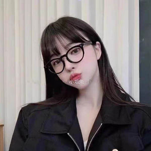 High Quality Korean Brand GENTLE  Milan Eyeglasses Frames Women Men Round Acetate Prescription Reading Glasses Frames With Case