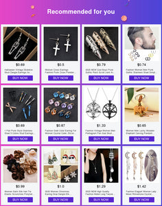 Women Multilayer Choker Horn Long Crescent Moon Pendant Chain Necklace Chain Bohemia Jewelry