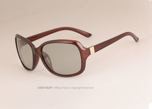 2022 Luxury lady Photochromic Sunglasses Women Big Frame Polarized women Glasses female shades original oculos with cover