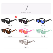 Carica l'immagine nel visualizzatore di Gallery, 2022 new men retro sunglasses men's fashion white sunglasses blue ladies sunglasses shadow retro white glasses