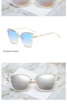 Load image into Gallery viewer, 2022 Cat Eye Sunglasses Women Brand Designer Alloy Sun Glasses Vintage Metal Female Glasses Oculos Feminino Gafas De Sol UV400