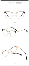 Load image into Gallery viewer, Belmon Cat Eye Spectacle Frame Women Eyeglasses Computer Prescription Optical For Female Eyewear Clear Lens Glasses Frame