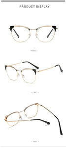 Belmon Cat Eye Spectacle Frame Women Eyeglasses Computer Prescription Optical For Female Eyewear Clear Lens Glasses Frame