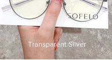 Load image into Gallery viewer, Aviation Transparent Optical Glasses Frame Women Clear Myopia Prescription Eyeglasses Frame UV Anti Blue Light Computer Eyewear