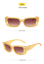 Load image into Gallery viewer, Fashion Rectangle Brand Sunglasses Women Vintage Classic Eyewear 2022 Men Trending  Sun Glasses Shades anti-ultraviolet UV400
