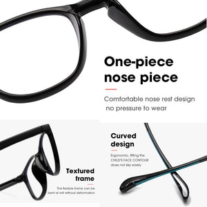 New Baby Anti-blue Light Glasses for Children Soft Frame Goggle Plain Silicone Glasses Kids Eye Fame Eywear Fashion