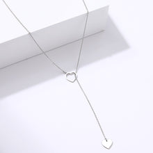 Load image into Gallery viewer, Long Pendant Heart-Shaped Necklaces Pendants For Women  Simple Design Necklace Stylish Stainless Steel Jewelry Party Gift