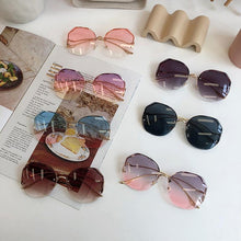 Load image into Gallery viewer, Oulylan Rimless Sunglasses Women Fashion Metal Bent leg Gradient Sun Glasses Ladies Sexy Blue Pink Eyewear Vintage Shades UV400