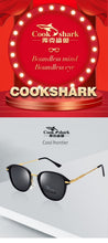 Load image into Gallery viewer, Cook Shark Sunglasses Female Polarizer Sunglasses Female Net Red Korean Tide Driver Personality Glasses