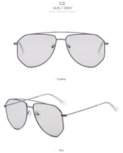 Load image into Gallery viewer, Classic Aviation Sunglasses Women Men Pilot Driving Metal Frame Sun Glasses Male UV400 pink Gafas De Sol For Men Gradient Purple