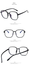 Carica l&#39;immagine nel visualizzatore di Gallery, 2022 Trends Anti Blue Light Oversized Glasses Computer Women Blue Blocking Gaming  Men Transparen Eyeglasses Spectacles Frame