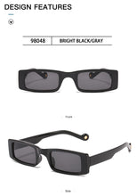 Carica l&#39;immagine nel visualizzatore di Gallery, Trendy piccolo rettangolo occhiali da sole donne 2022 Y2k Steampunk anni &#39;90 occhiali da sole UV400 gotico vacanza spiaggia Cat Eye Hippie Eyewear
