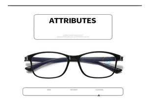 0 -50 -100 -150 To -600 Square Nearsighted Glasses Finished Full Frame Short-sight Eyewear Prescription Spectacles Black Frame