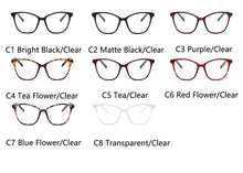 Load image into Gallery viewer, Fashion trending oversized cat eye glasses Transparent korean eyeglasses Sexy Celebs Famous prescription Optical Glasses Frames