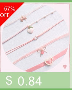 2020 Kpop Double layer Chain Gold fashion Choker cute romantic women pearl pendant necklace girl jewelry Collar