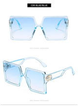Load image into Gallery viewer, Oversized Women Sunglasses Fashion Square Glasses Vintage D shape Oversized Frame Popular NEW  Glasses Lentes De Sol Mujer
