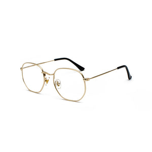 New Vintage Gold Sunglasses Men Square Metal Frame Silver Brown Black Small Sun Glasses Female Unisex Summer Style Shades
