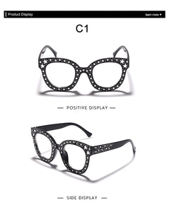 Square Vintage Optical Glasses Frames Men Women Myopia Frame Prescription Glasses Clear Lens Spectacle Frame
