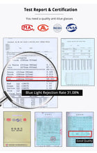 Carica l&#39;immagine nel visualizzatore di Gallery, Ralferty Anti Blue Light Glasses Kids Child Girl&#39;s Glasses Frame TR90 Computer TV Phone Glasses Myopia Optic Spectacle
